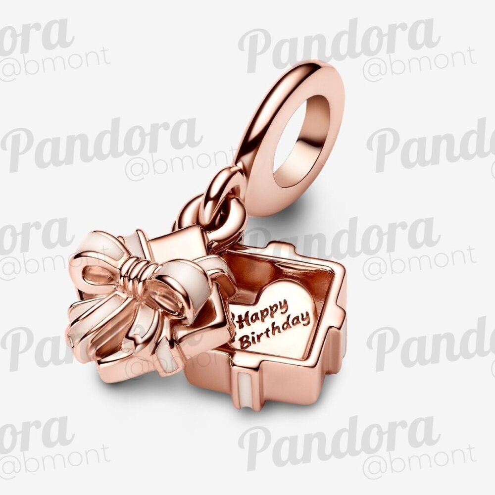 Pandora Openable Birthday Gift Dangle Charm